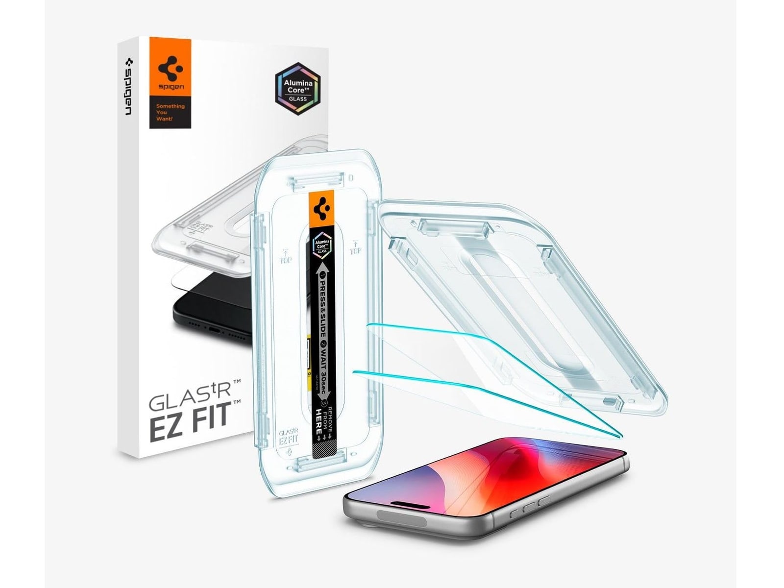 Spigen - GLAS.tR EZ Fit | Sensor Protected - iPhone 18 Pro - Clear