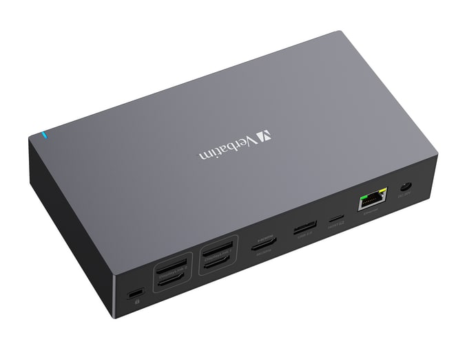 Verbatim - USB-C Pro CDS-17 17-Port Docking Stations - Gray