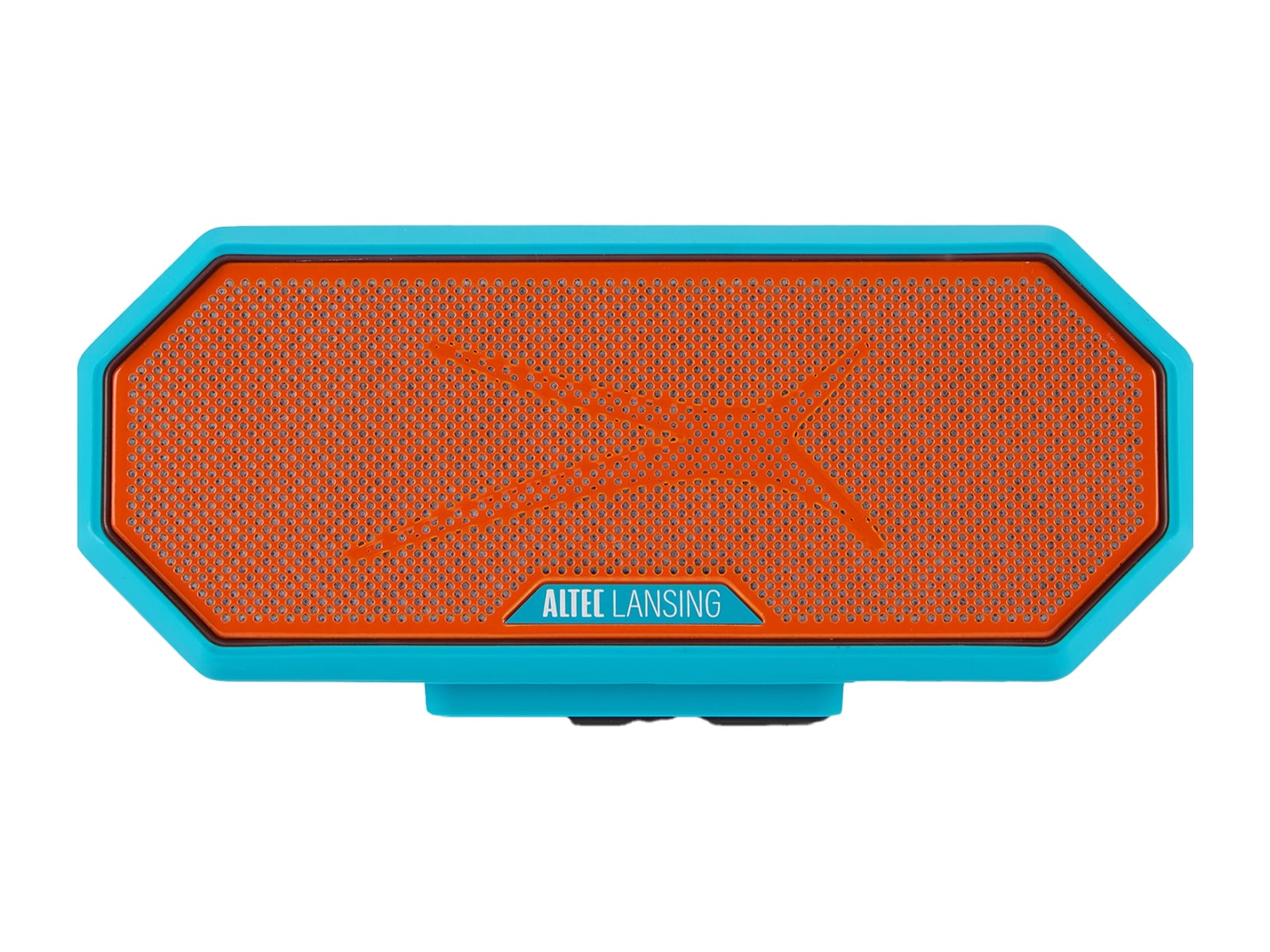 Altec Lansing - HydraBlast 2.0 Bluetooth Portable Speakers - Turquoise/Orange