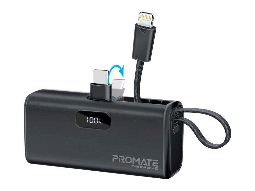 Promate - NanoPack-5 Power Banks - Black