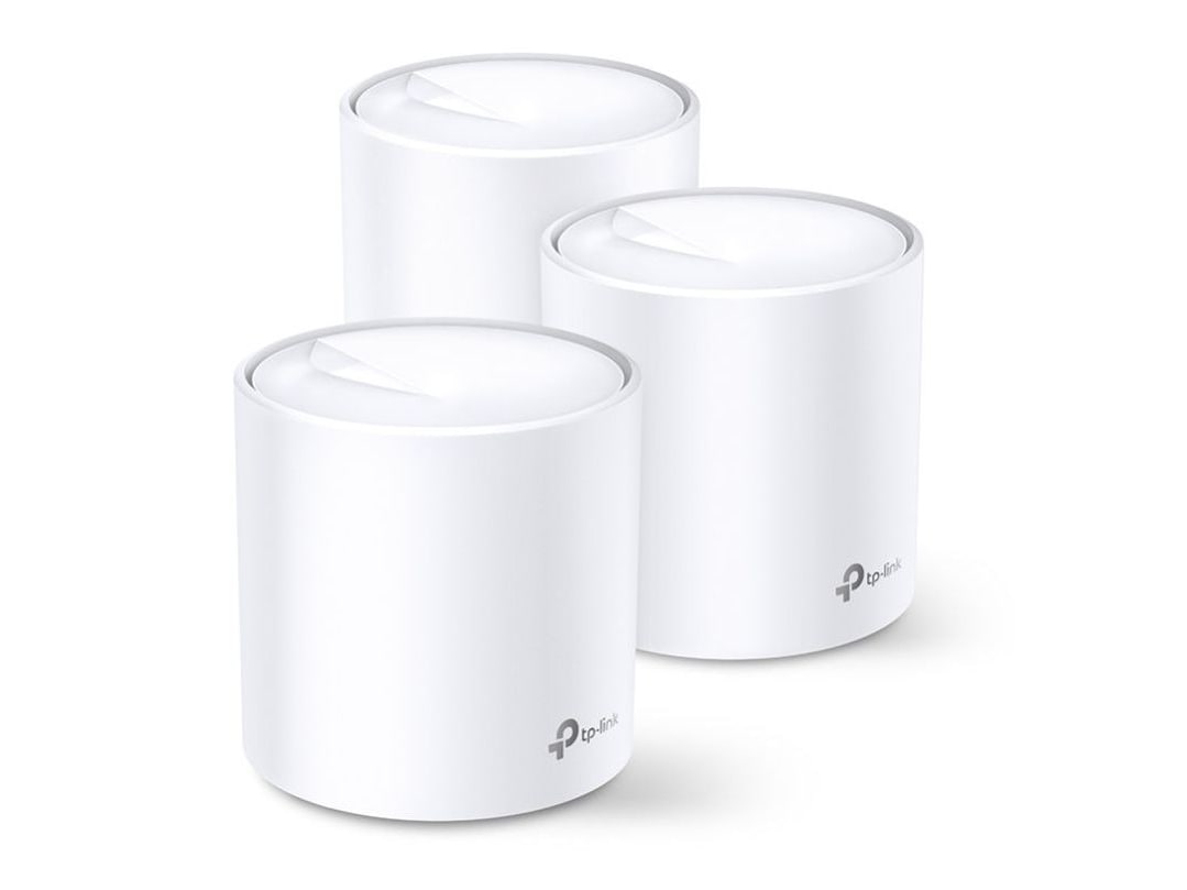 TP-Link - Deco X60 3-Pack Dual-Band Wi-Fi 6 (802.11ax) Mesh Wi-Fi Systems