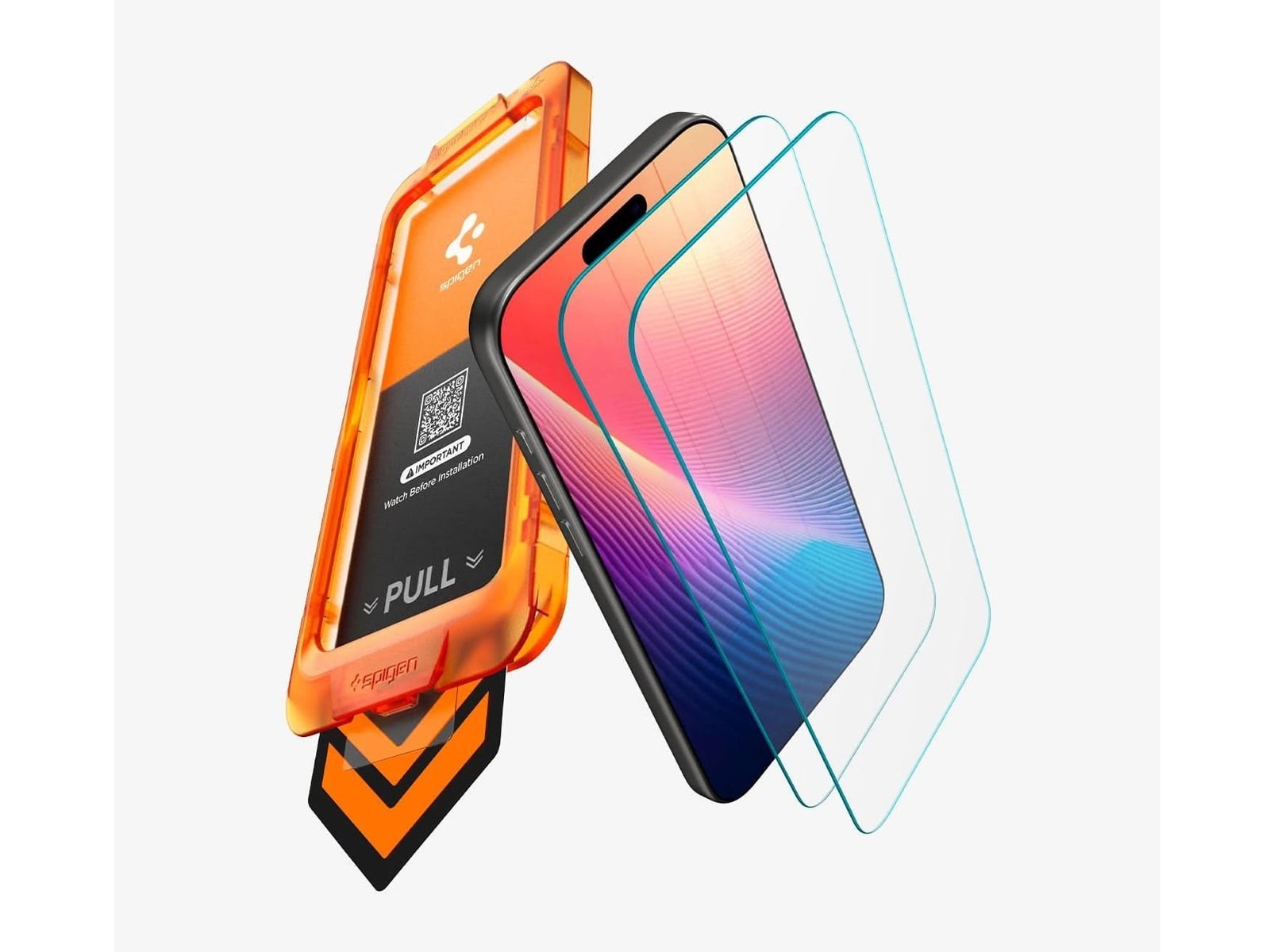 Spigen - GLAS.tR AlignMaster S - iPhone Air - Clear