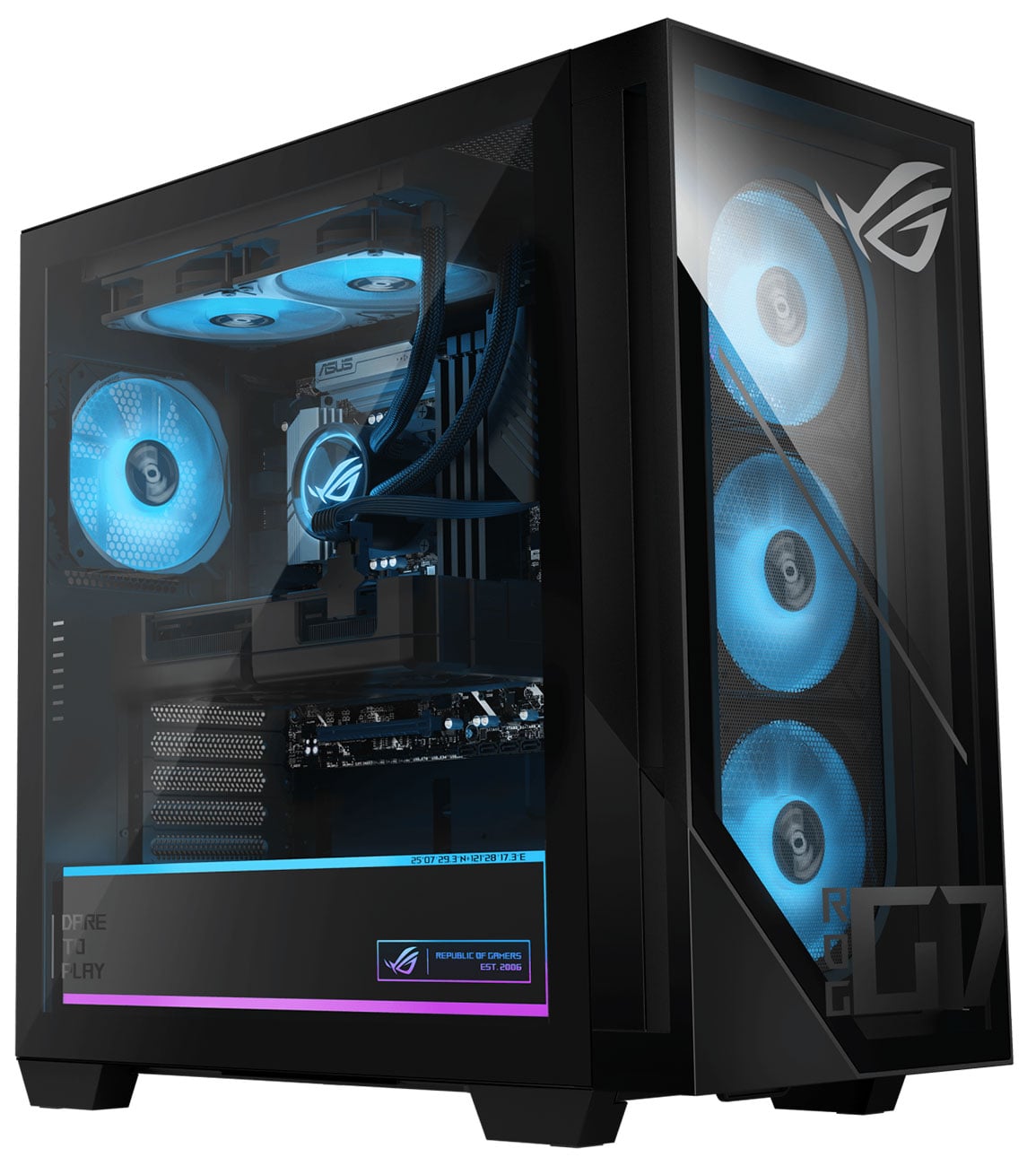 ASUS - ROG G700 G700TF-PS778 - Intel Core Ultra 7 265F chip - 32GB Memory - 2TB SSD SSD - Black