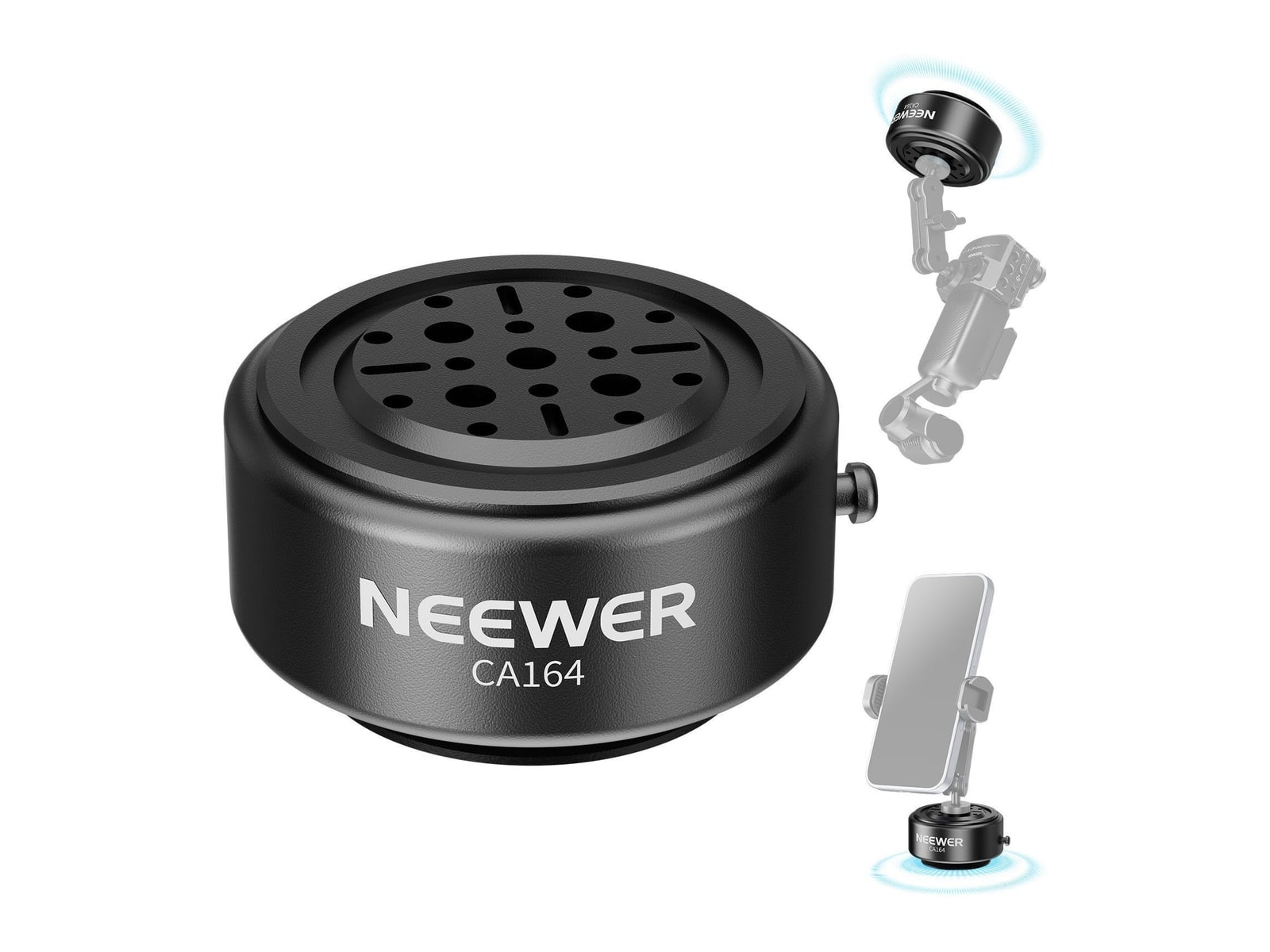 Neewer - CA164 Electric Vacuum Suction Cup Mount