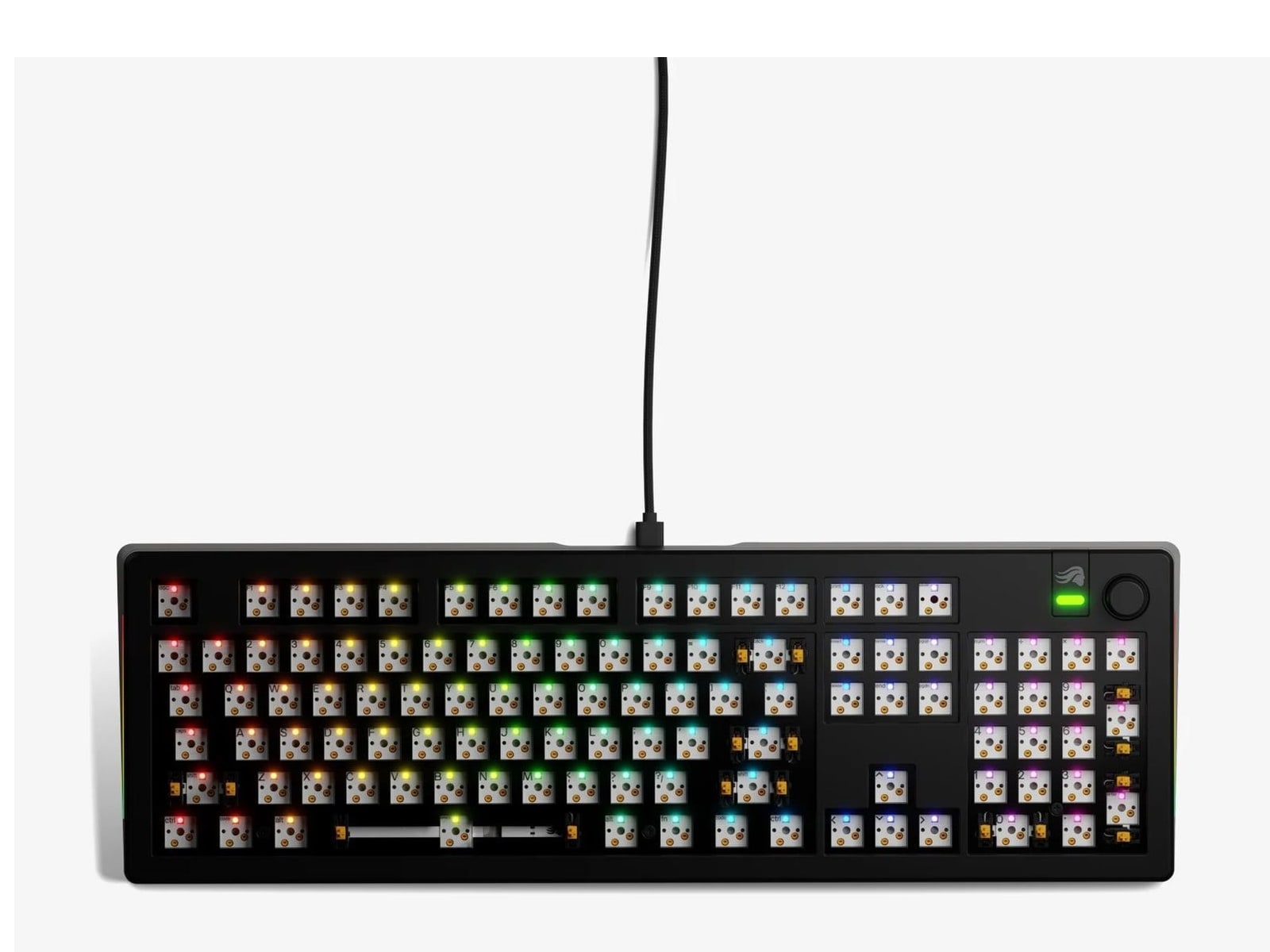 Glorious - GMMK 3 Barebones 100% Mechanical Keyboards - Black