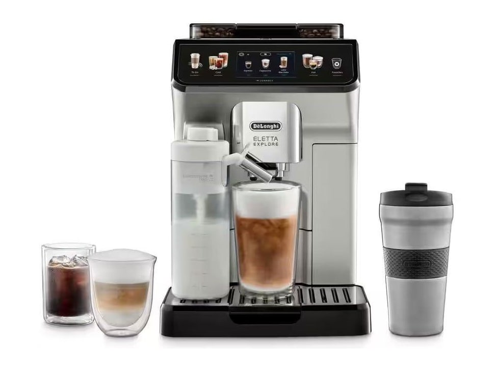De'Longhi - Eletta Explore Espresso Machine with Cold Brew Coffee Makers