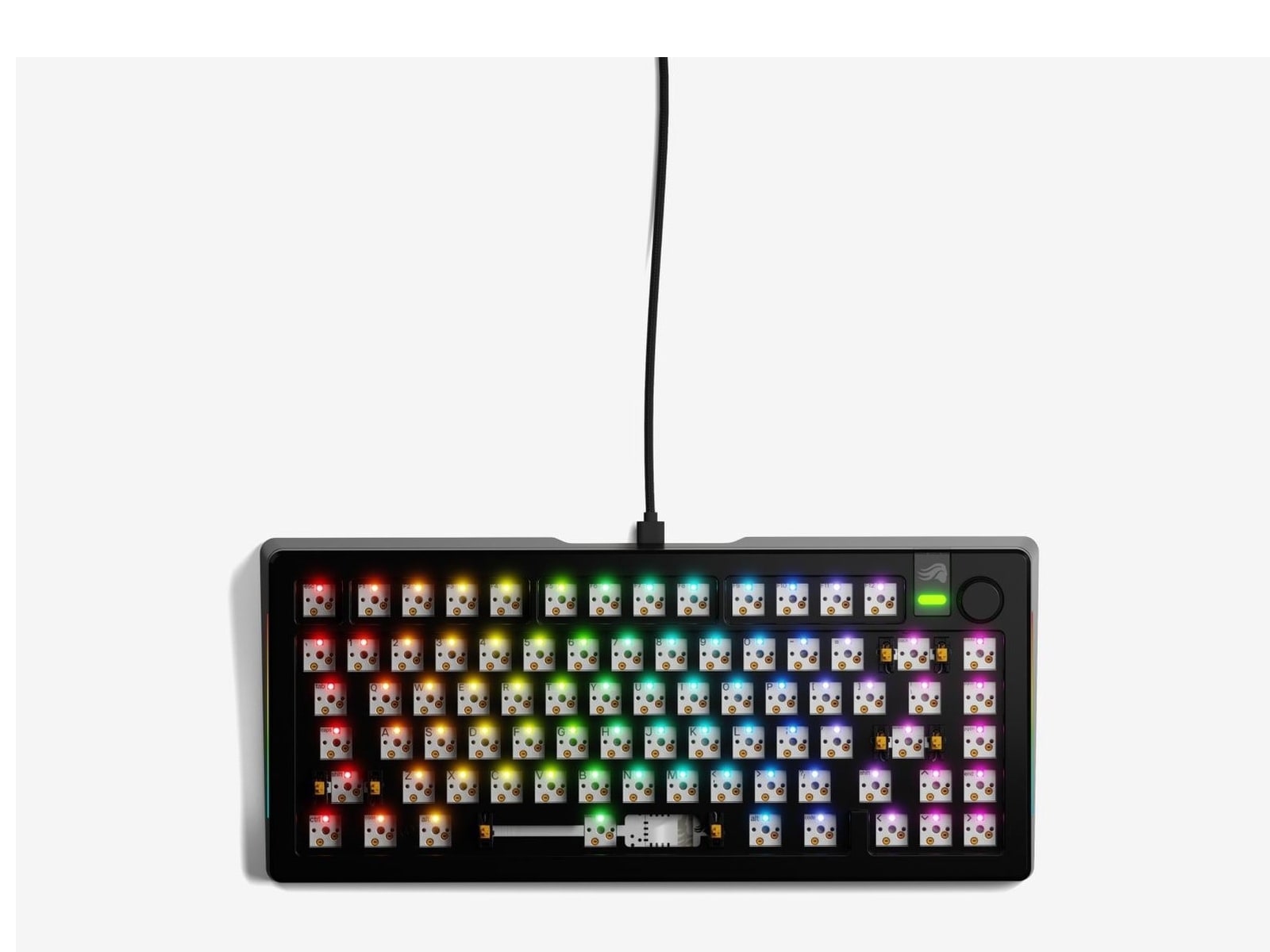 Glorious - GMMK 3 PRO Barebones 75% Mechanical Keyboards - Black
