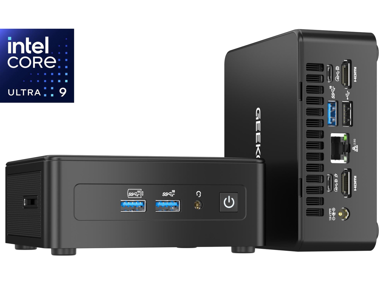 GEEKOM - IT15 - Intel Core Ultra 9 285H chip - 32GB DDR5 Memory - 1TB SSD - Black