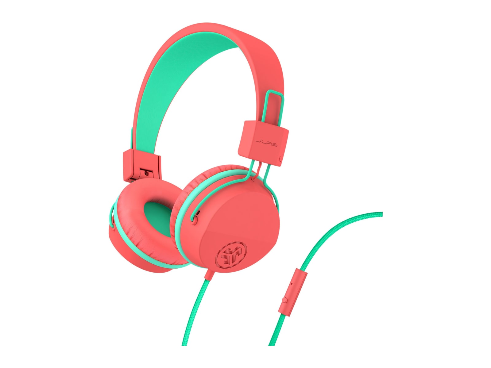 JLab - JBuddies Studio 3.5mm On-Ear Headphones - Peach