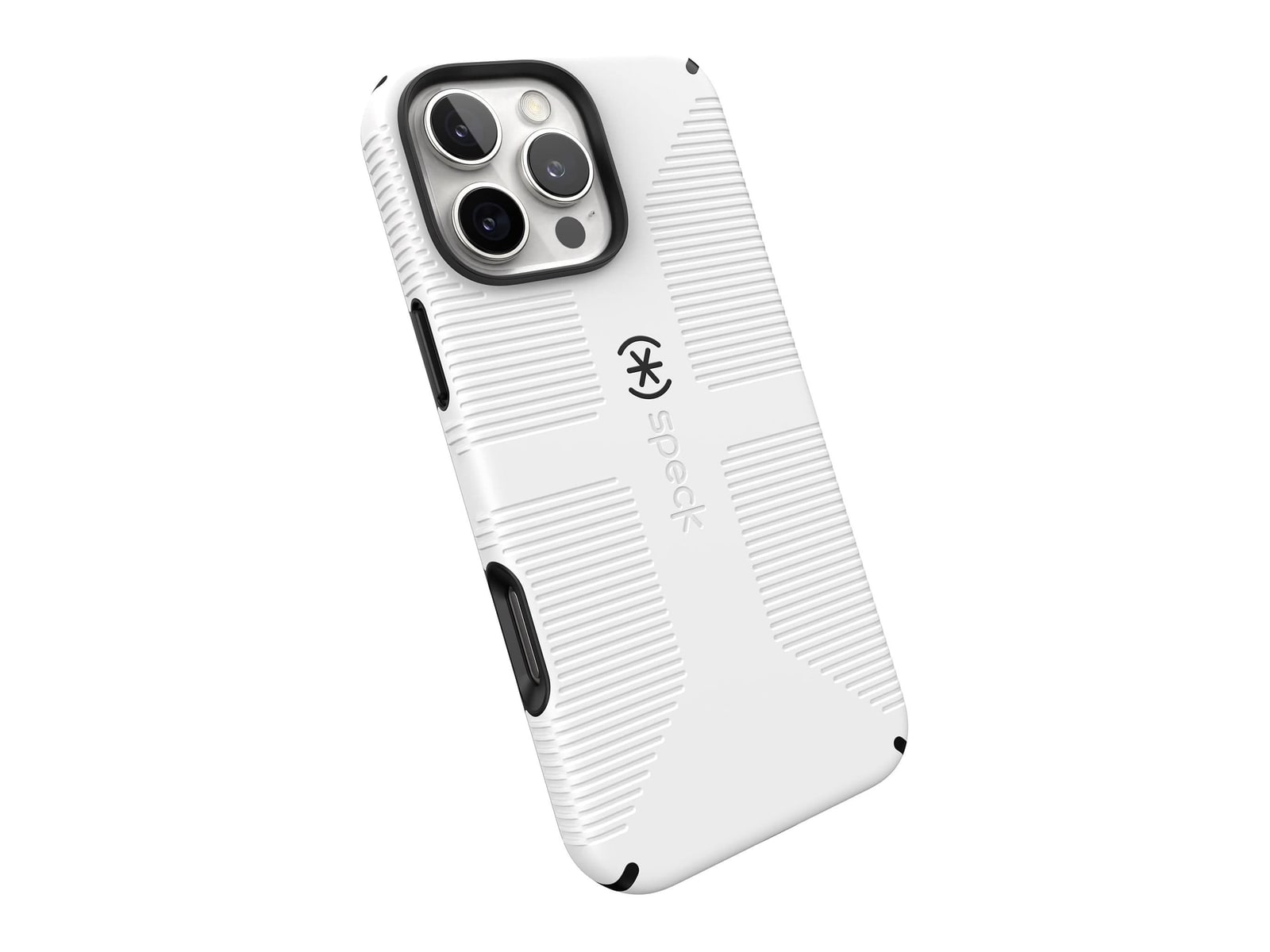 Speck - CandyShell Grip MagSafe - iPhone 16 Pro Max - White/Black