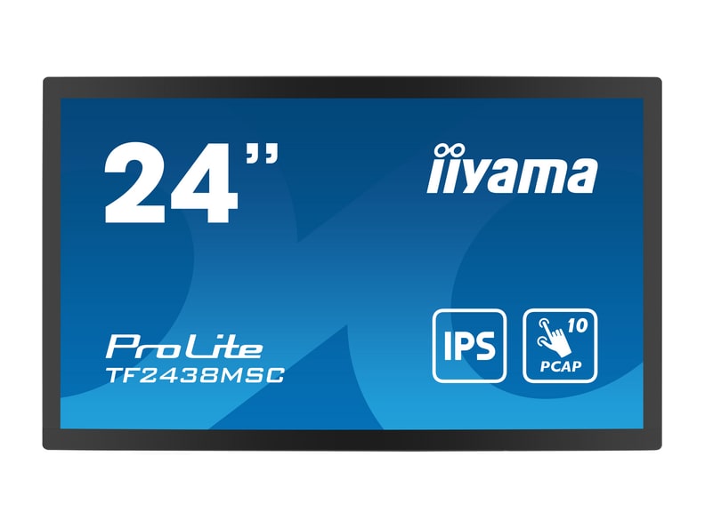 iiyama - 24" ProLite TF2438MSC-B1 Full HD 60Hz Touch Screen Monitors