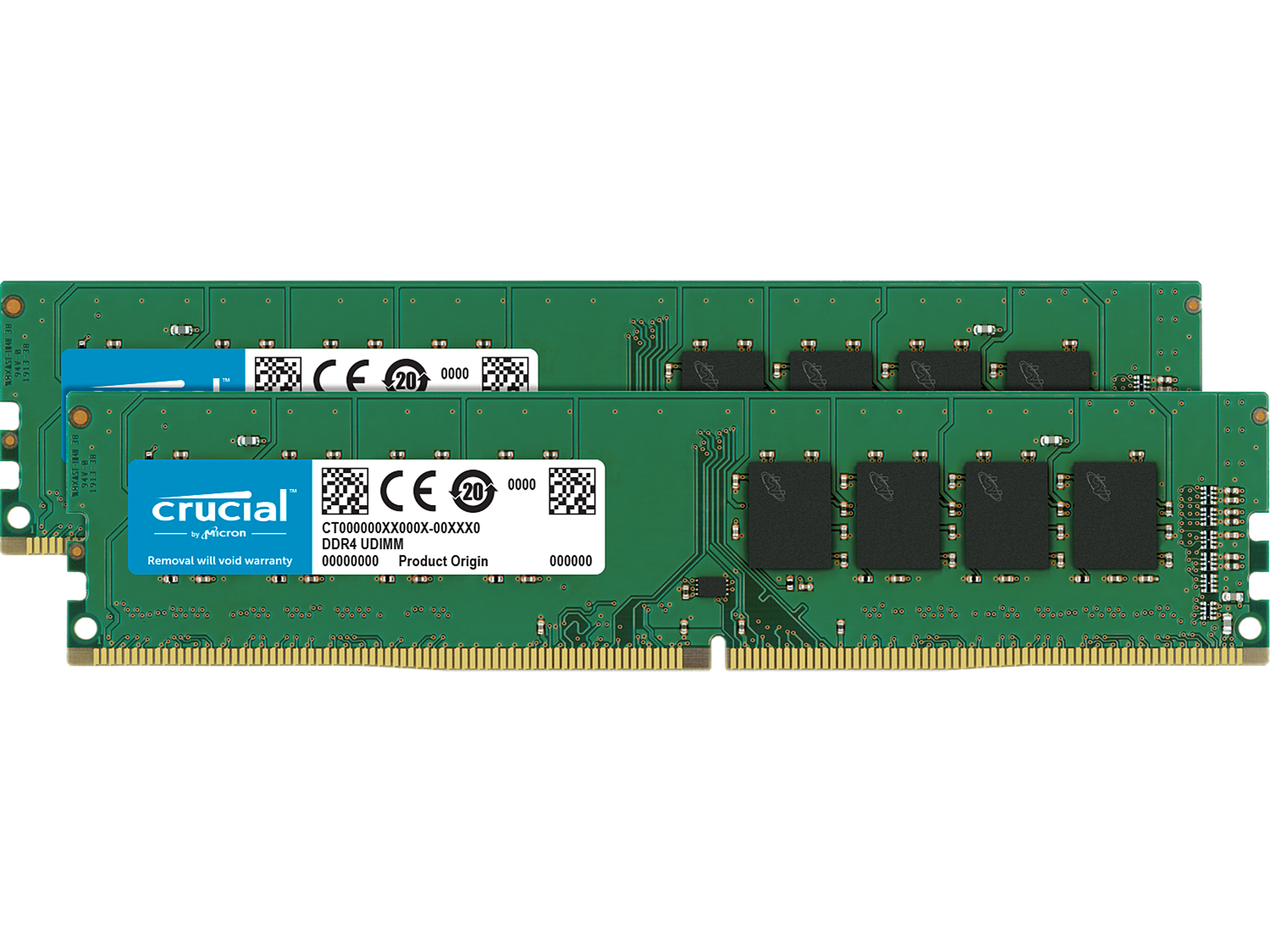 Crucial - 32GB (2 x 16GB) DDR4 2666 CL19 DIMM Memory (RAM)