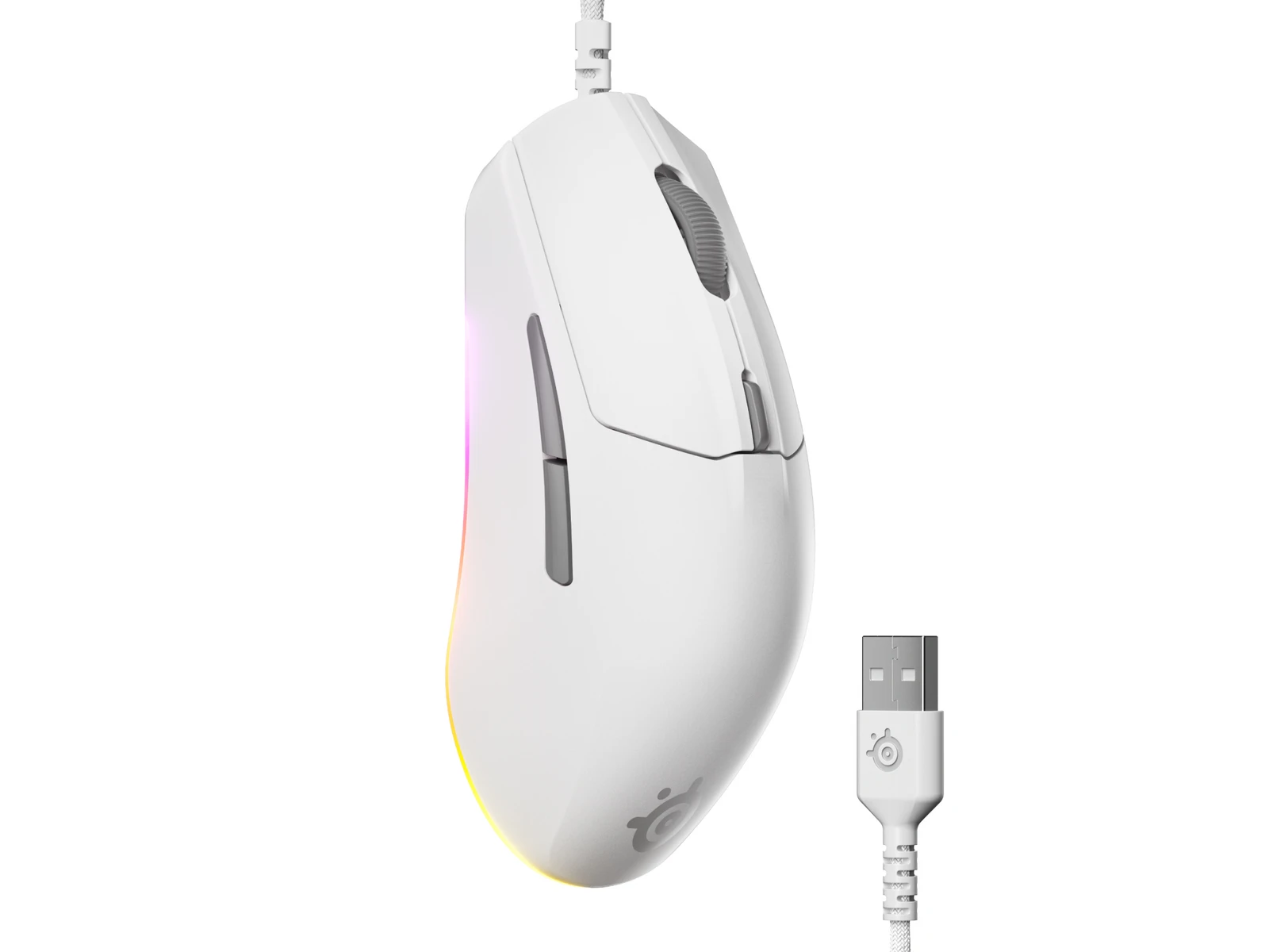 SteelSeries - Rival 3 Gen 2 Mice - White (EU)