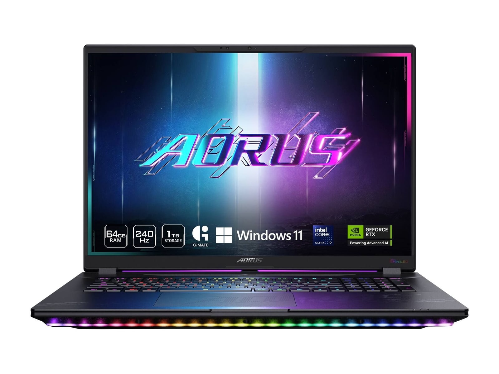 Gigabyte - AORUS MASTER 18 BYHC5USD65SH 18" - Intel Core Ultra 9 275HX chip - 32GB Memory - 2TB SSD - 5-Degree Black