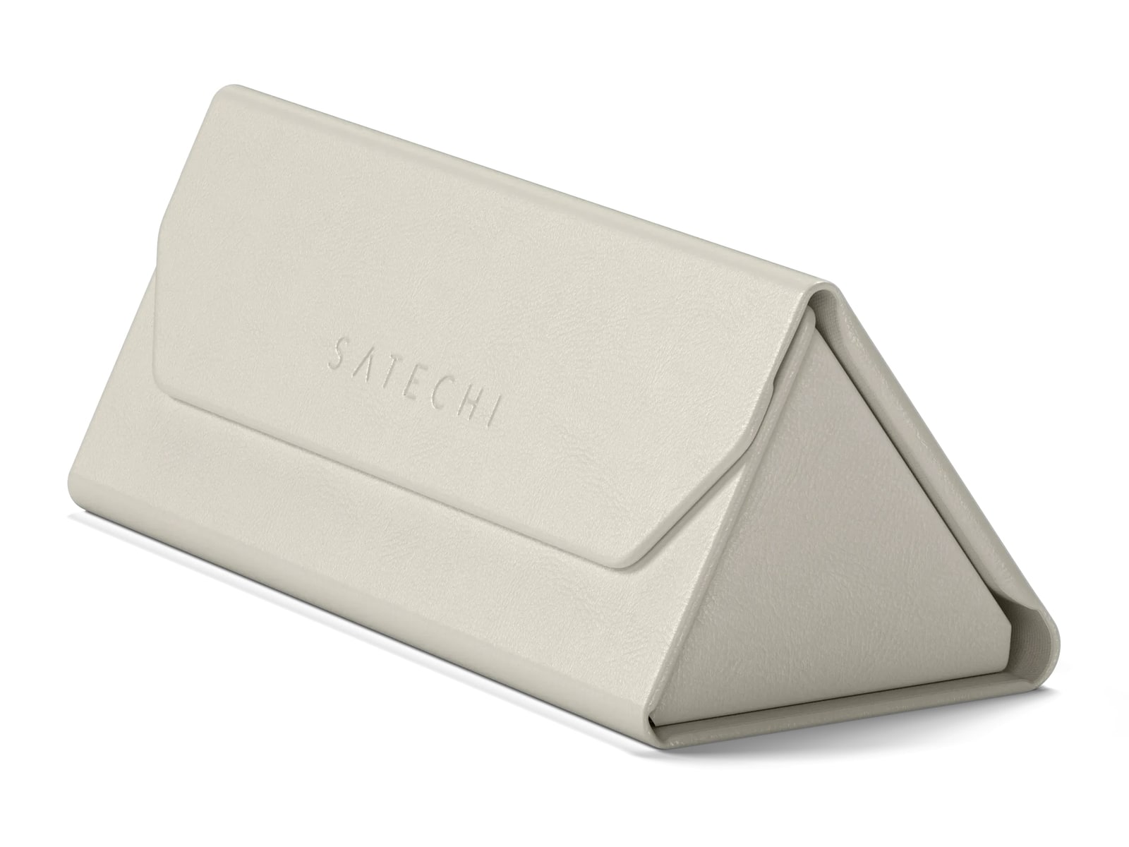 Satechi - Vegan-Leather FindAll Glasses Case Bluetooth Trackers - Sand
