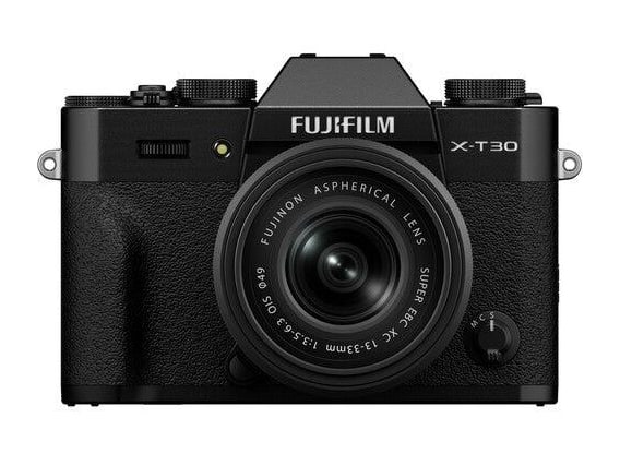 Fujifilm - X-T30 III 26.1 MP Mirrorless Cameras XC13-33mm Lens Kit - Black