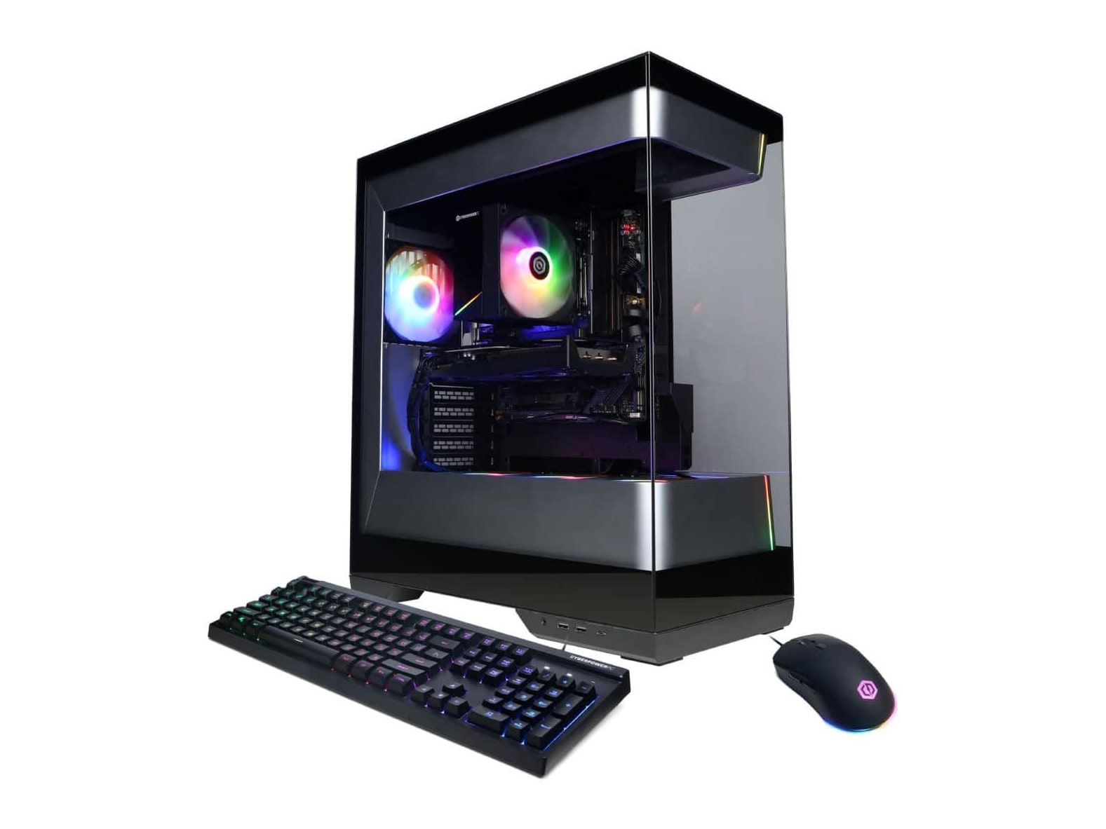 CyberPowerPC - GMA5200BSTV12 - AMD Ryzen 5 9500F chip - 16GB Memory - 1TB SSD - Black