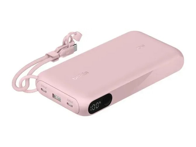 Belkin - BoostCharge Power Bank 20K with Display Pink Power Banks