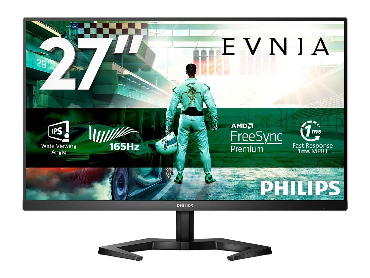 Philips - 27" 27M1N3200ZS Full HD 165Hz Gaming Monitors - Black