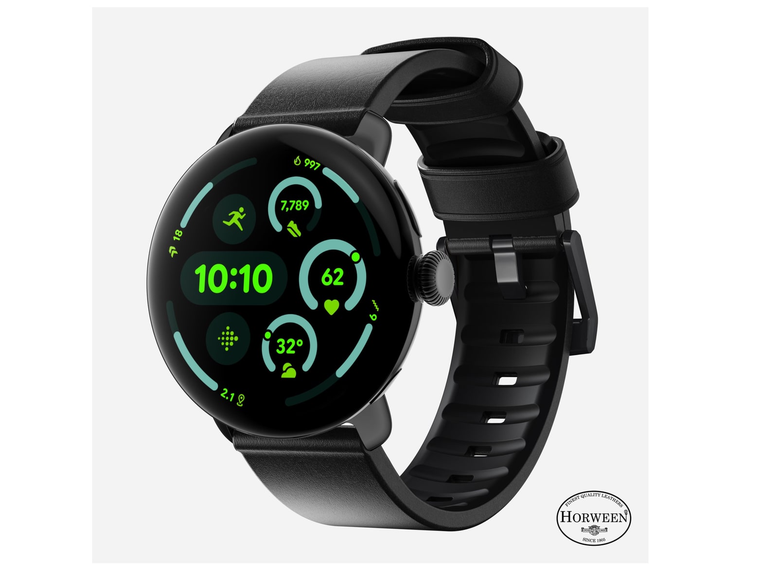 Nomad - Active Band Pro for Pixel Watch 3/4 45mm Watch Bands - Black
