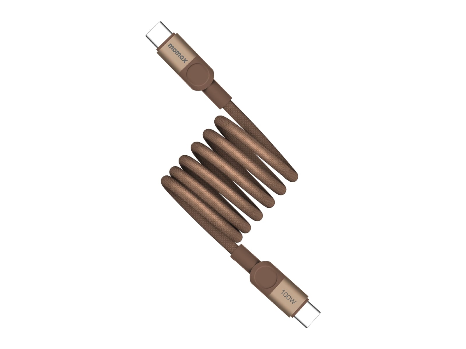 MOMAX - Mag.Link Magnetic USB-C to USB-C Cable 100W 1m Sandstone USB-C Cables
