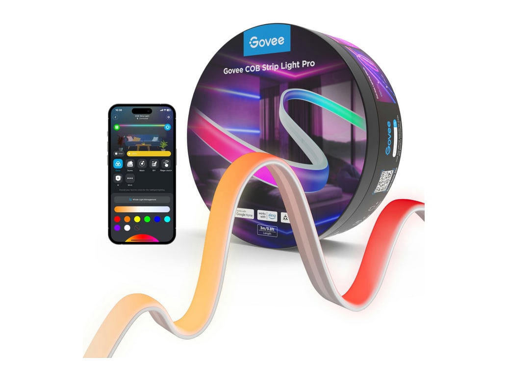 Govee - COB Strip Light Pro 3m Smart Lighting - Multicolor