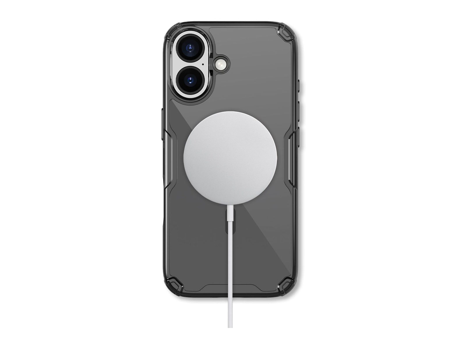 Nillkin - MagSafe Compatible Nature TPU Pro Case - iPhone 17 - Transparent Black