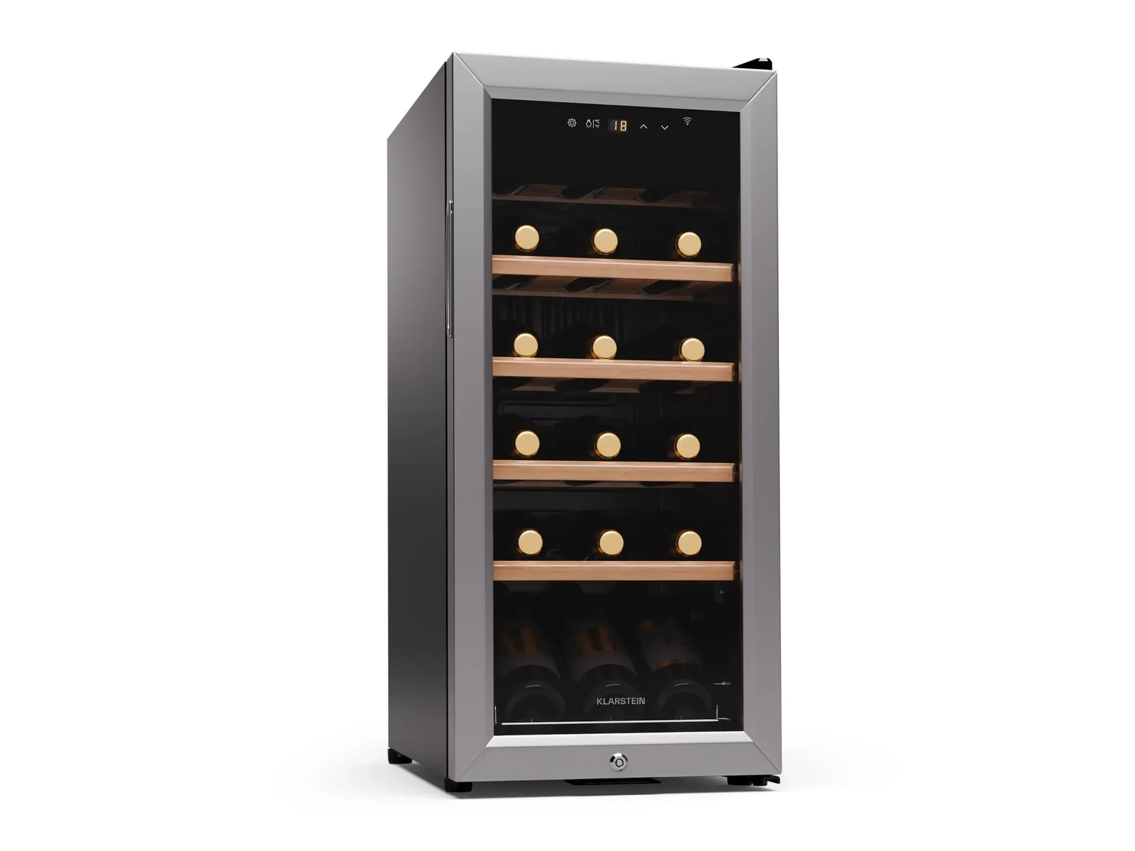 Klarstein - Shiraz Premium Smart 18 SS Wine Coolers