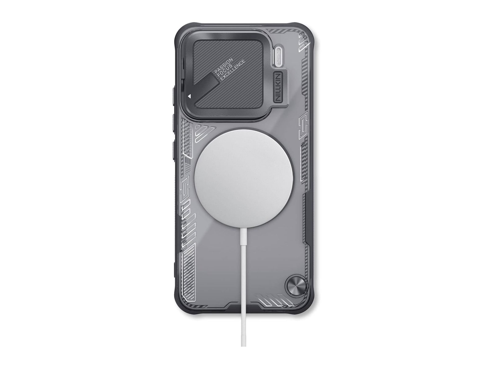 Nillkin - MagSafe Compatible Iceblade CamProp Case with Camera Cover - Xiaomi 15 - Black