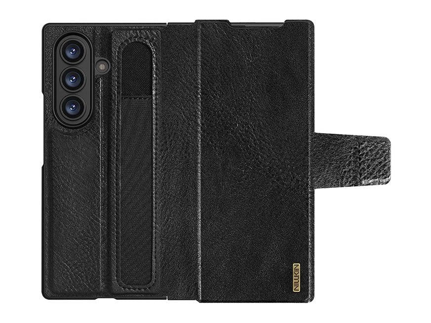 Nillkin - Aoge Leather Case - Galaxy Z Fold 7 - Black