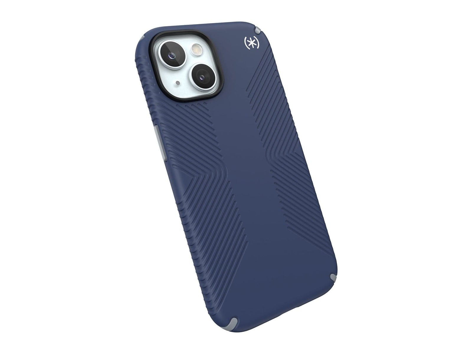 Speck - Presidio2 Grip MagSafe - iPhone 15 - Coastal Blue/Dust Grey