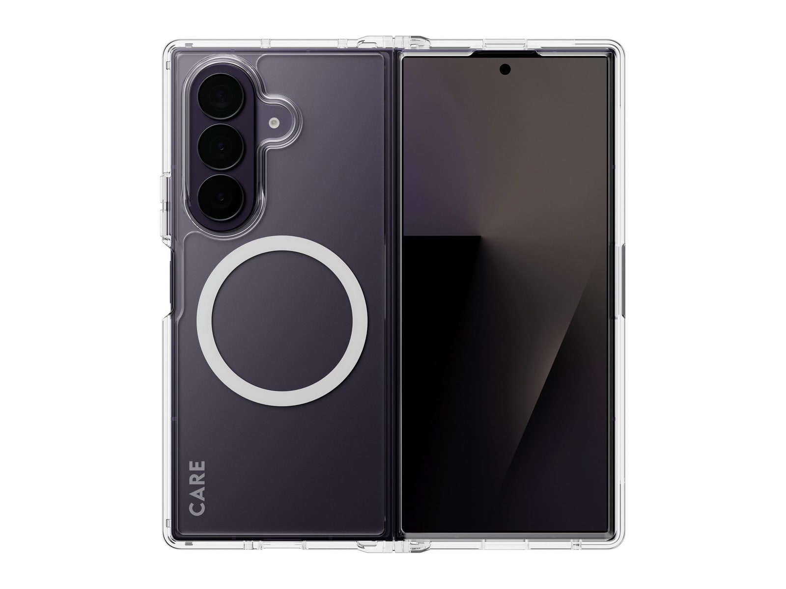 PanzerGlass - CARE Urban Combat Case Transparent w. White Qi Samsung Galaxy Fold8 Ultra