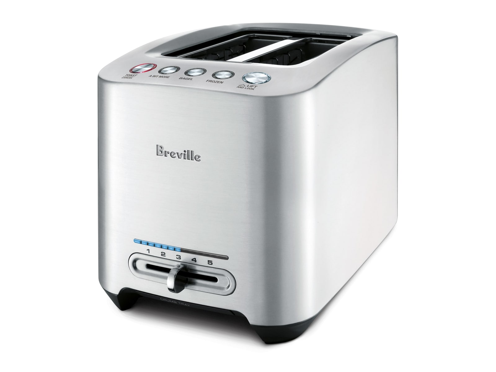 Breville - Die-Cast Stainless Steel 2-Slice Smart Toaster Toasters & Ovens