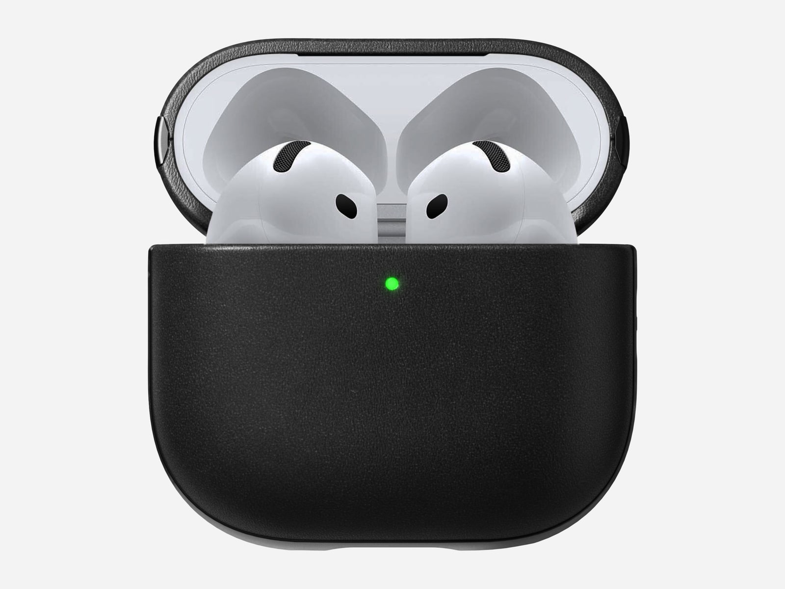 Nomad - Modern Leather Case - AirPods 4 - Black