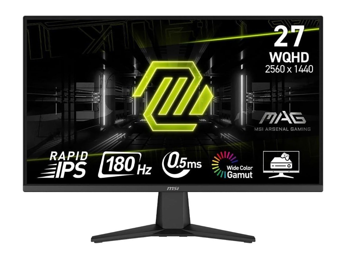 MSI - 27" MAG 275QF QHD 180Hz Gaming Monitors - Black
