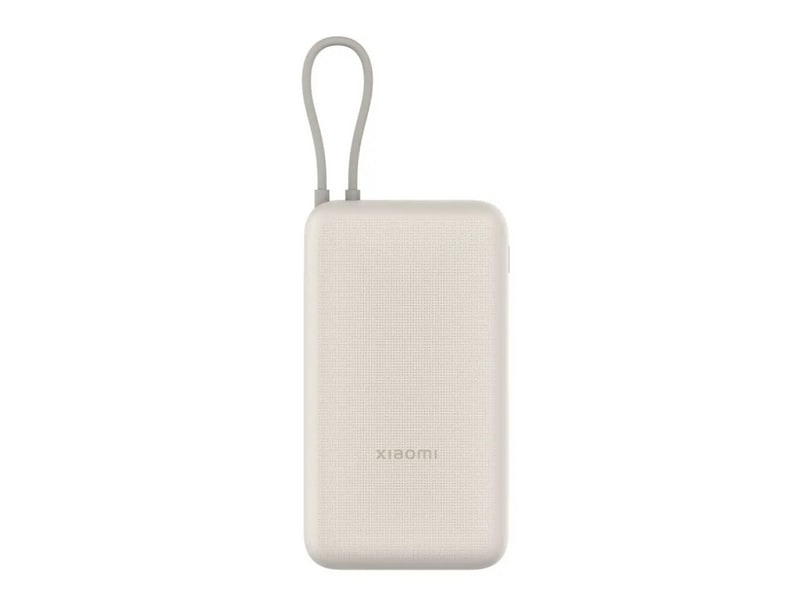 Xiaomi - 33W 20000mAh Built-in Cable Beige Power Banks