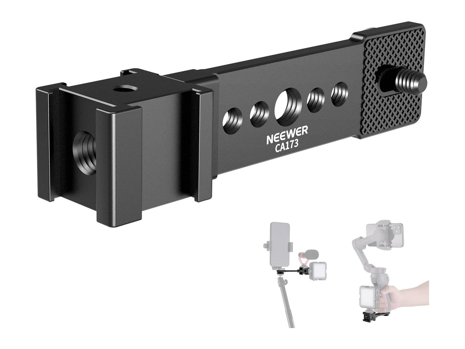 Neewer - CA173 Triple Cold Shoe Mount Plate Camera Accessories