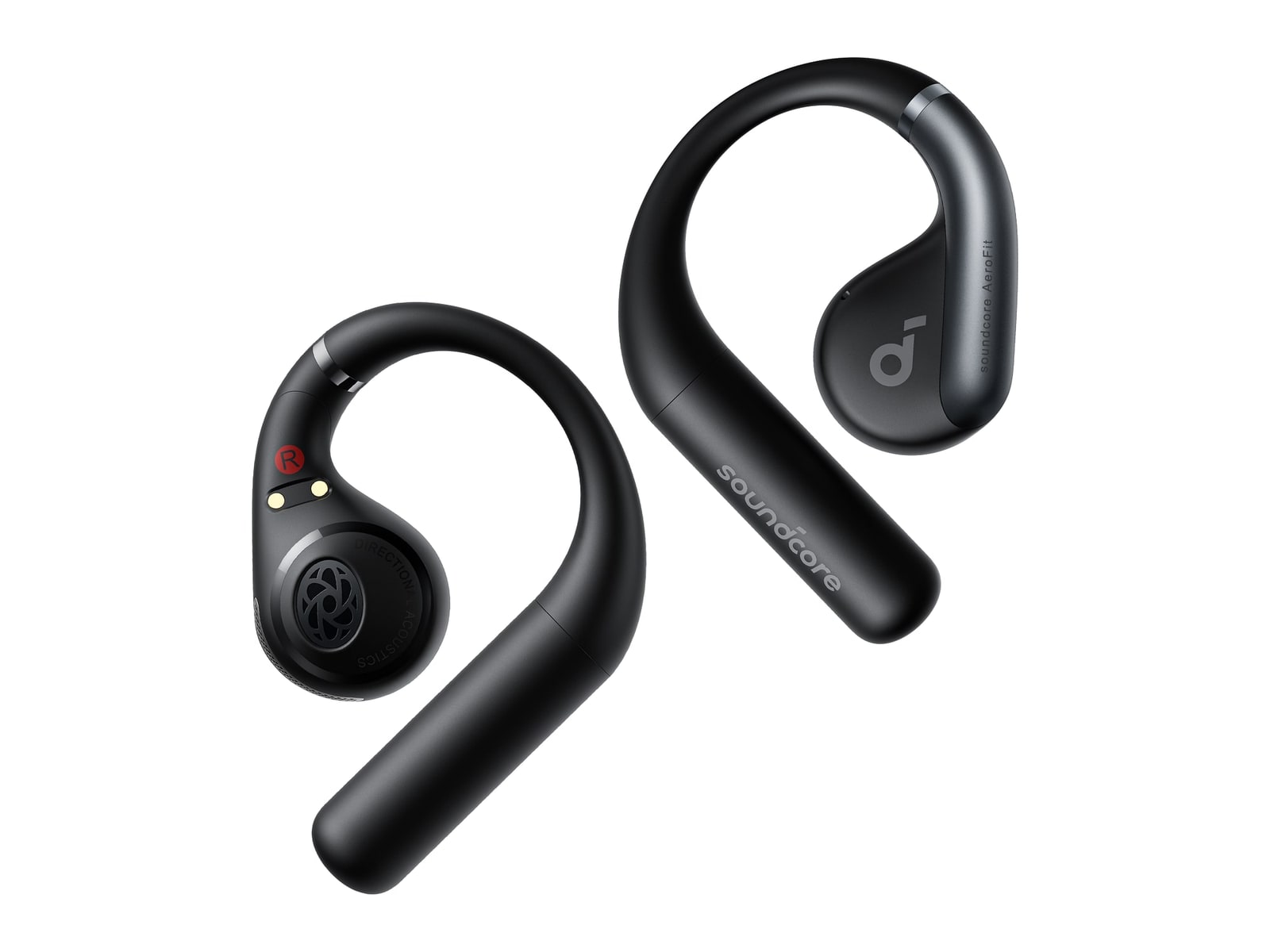 Soundcore - AeroFit Bluetooth True Wireless Earbuds - Midnight Black
