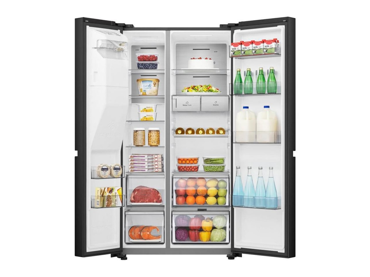 Hisense - RS818N4TFC Refrigerators