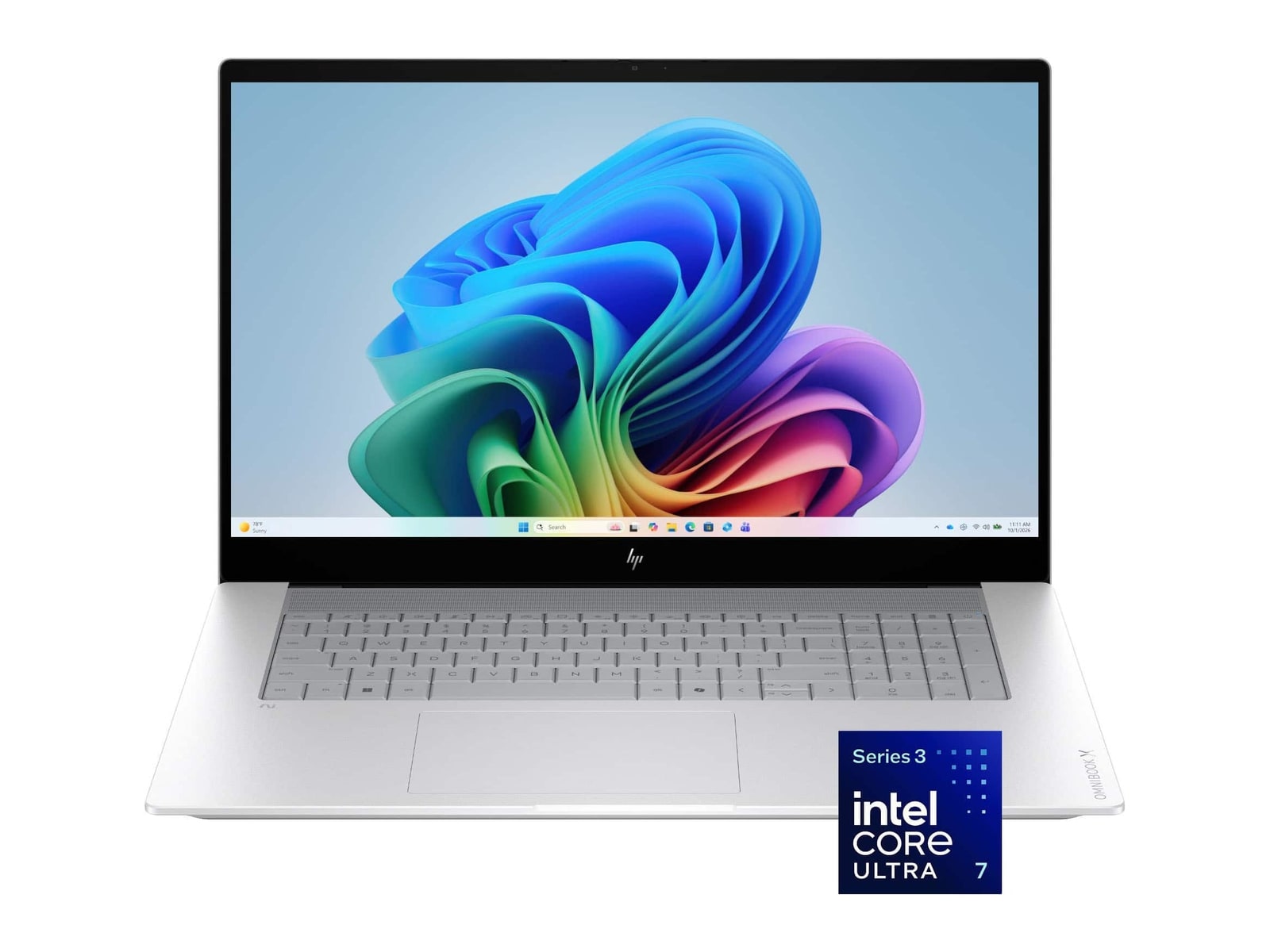 HP - OmniBook X 17-DE0013DX 17.3" - Intel Core Ultra 7 355 chip - 16GB Memory - 1TB SSD - Glacier Silver