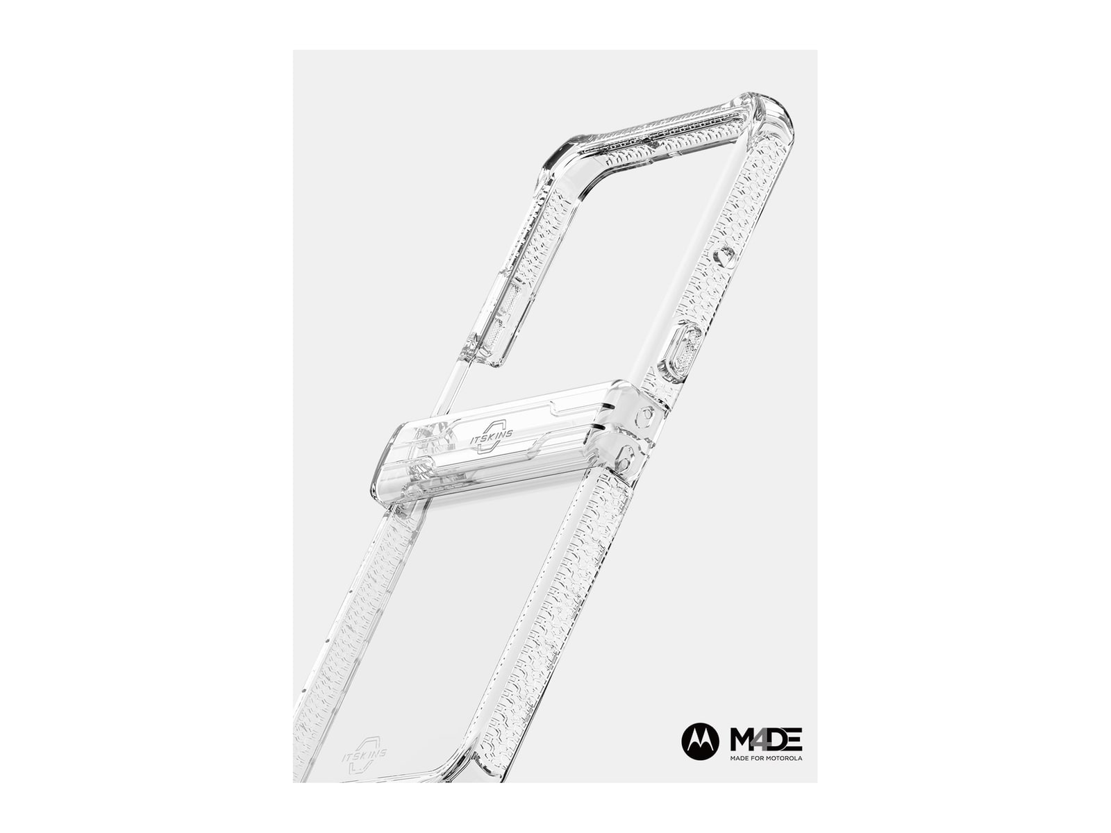 ITSKINS - HYBRID R Clear - Motorola Razr+ (2025) - Transparent