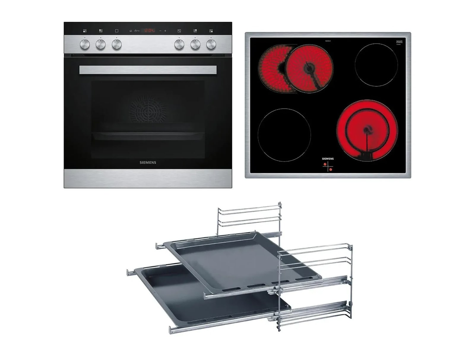 Siemens - EQ411TA10 Built-in Cooker and Ceramic Hob Set Ovens & Ranges