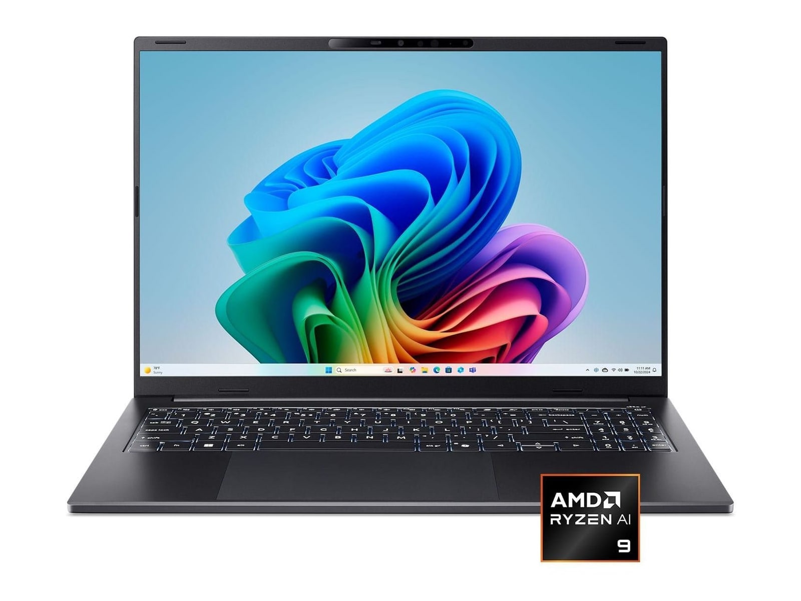 Acer - Swift Go 16 AI SFG16-A71T-R87F 16" - AMD Ryzen AI 9 465 chip - 32GB Memory - 1TB SSD - Obsidian Black