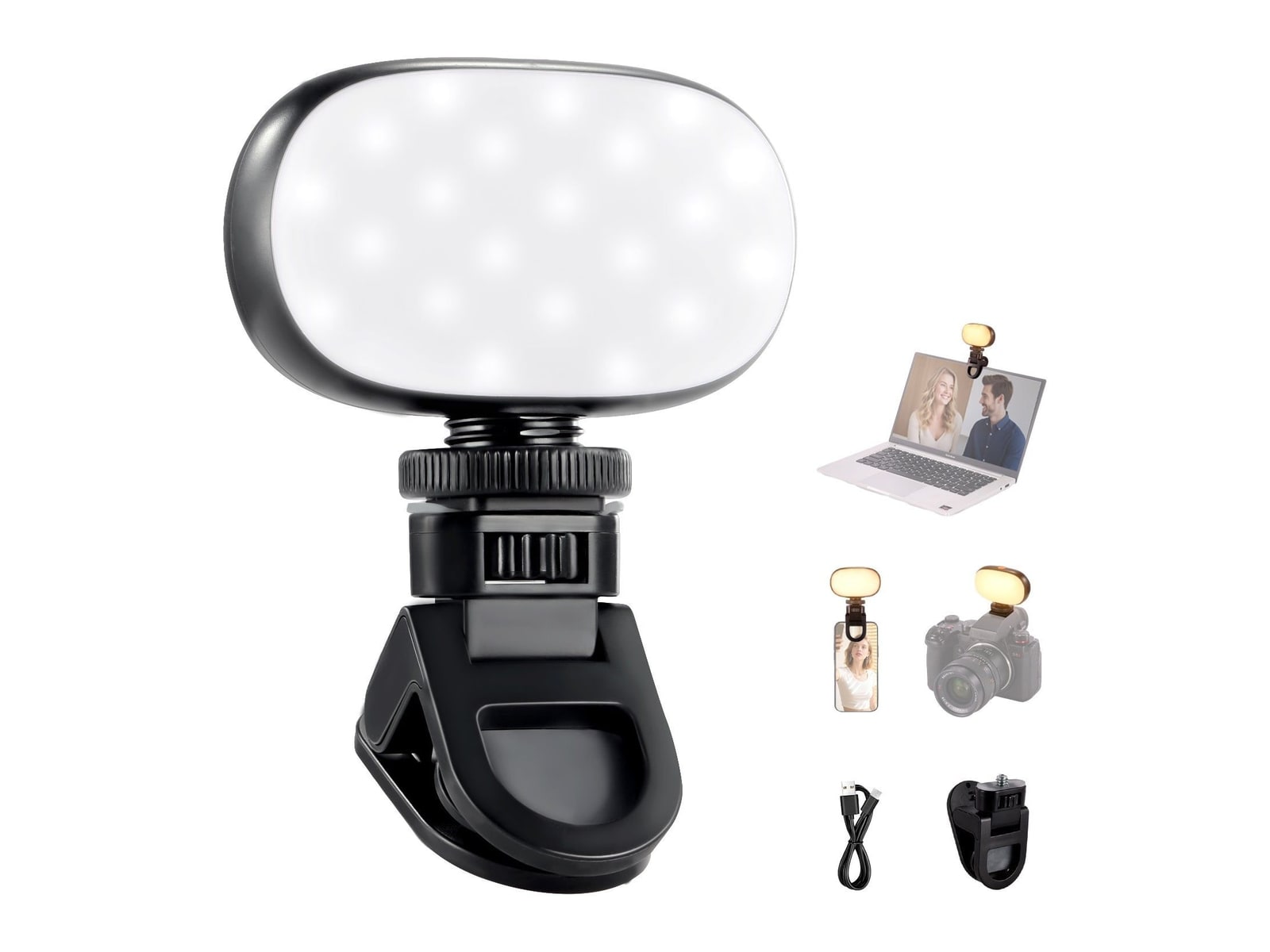 Neewer - BASICS N9 Clip on LED Selfie Light Camera Accessories