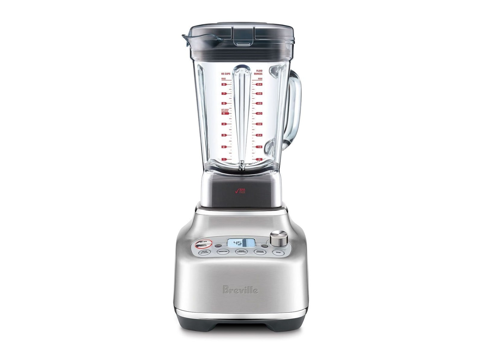 Breville - Super Q Brushed Stainless Steel Blender Blenders & Mixers
