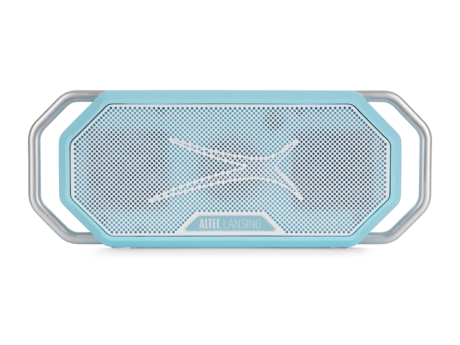 Altec Lansing - HydraWave Bluetooth Portable Speakers - Aqua/White