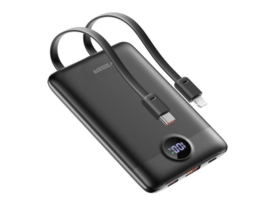 Veger - Mini 22.5W 10000 mAh Black Power Banks