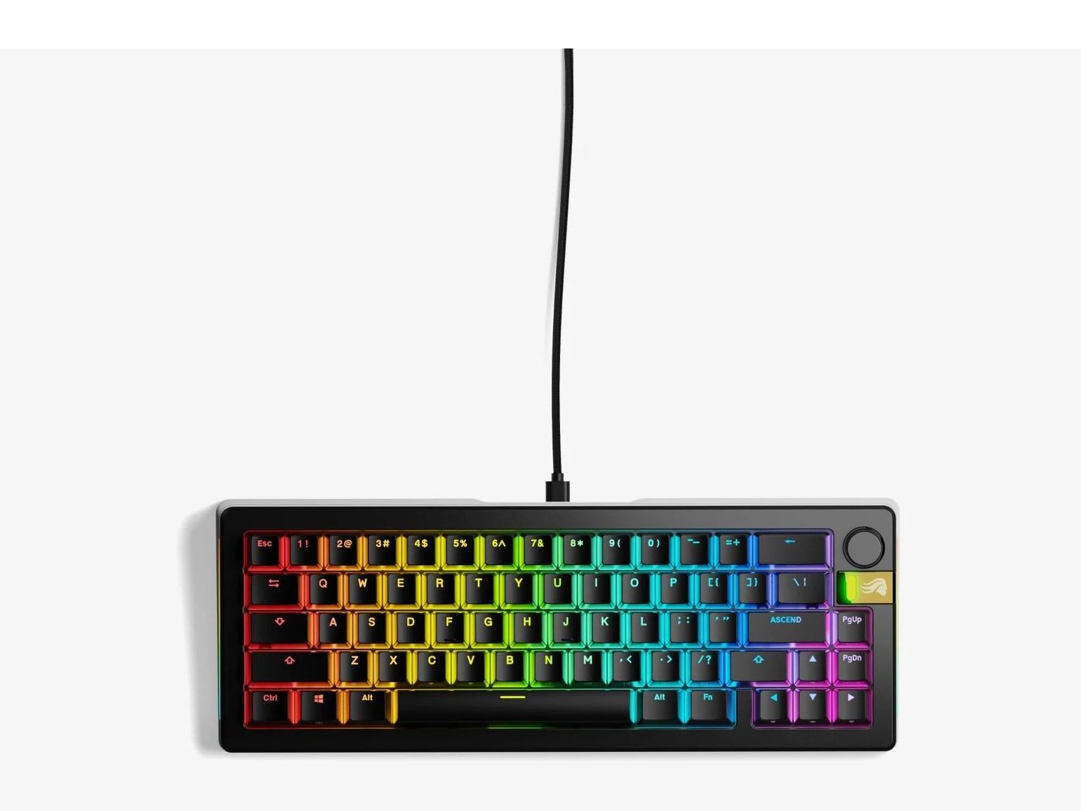 Glorious - GMMK 3 PRO HE Prebuilt 65% Mechanical Keyboards - Black