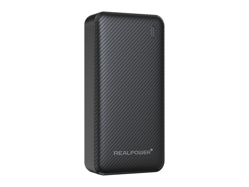 RealPower - PB-20000 SSB 20000 mAh Black Power Banks