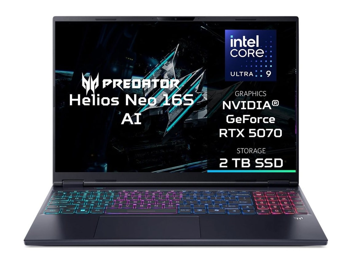 Acer - Predator Helios Neo 16S AI PHN16S-71-907B 16" - Intel Core Ultra 9 275HX chip - 32GB Memory - 2TB SSD - Black
